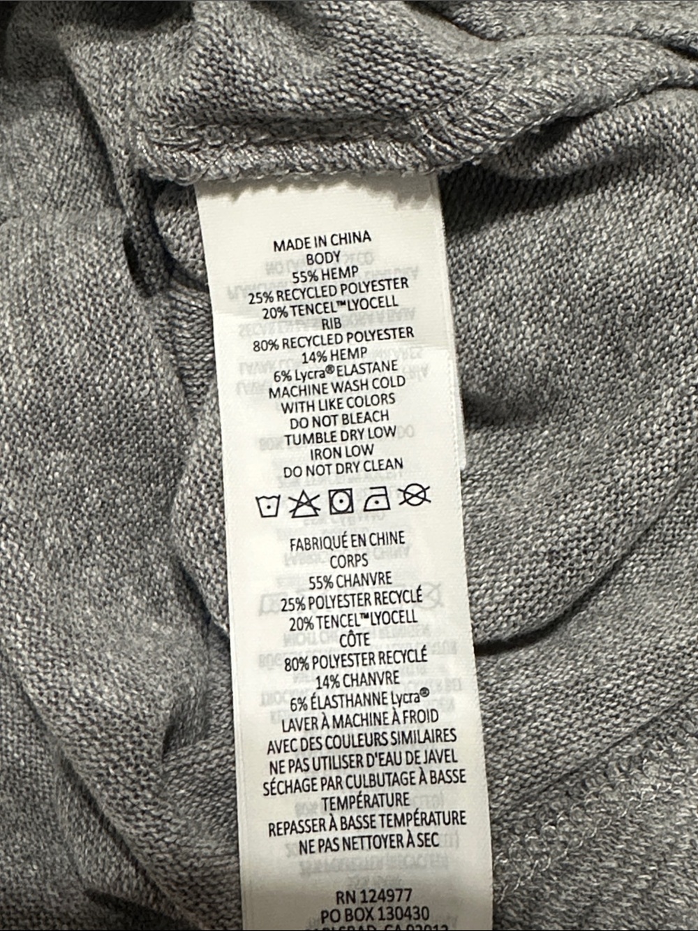 Prana cozy up Bayjour Dress in Grey size L - Picture 7 of 7